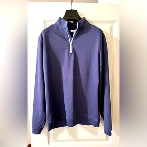 Men's Blue Quarter-Zip Sweater